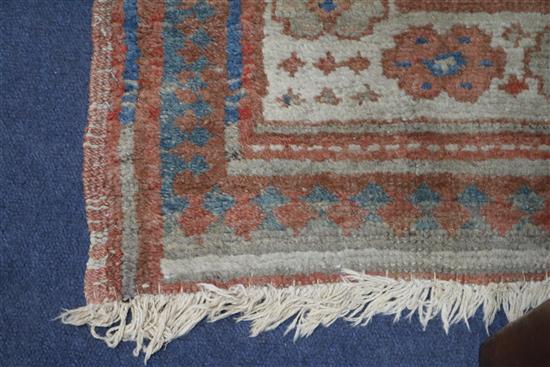 A Karabagh salmon pink ground runner, 255cm x 120cm